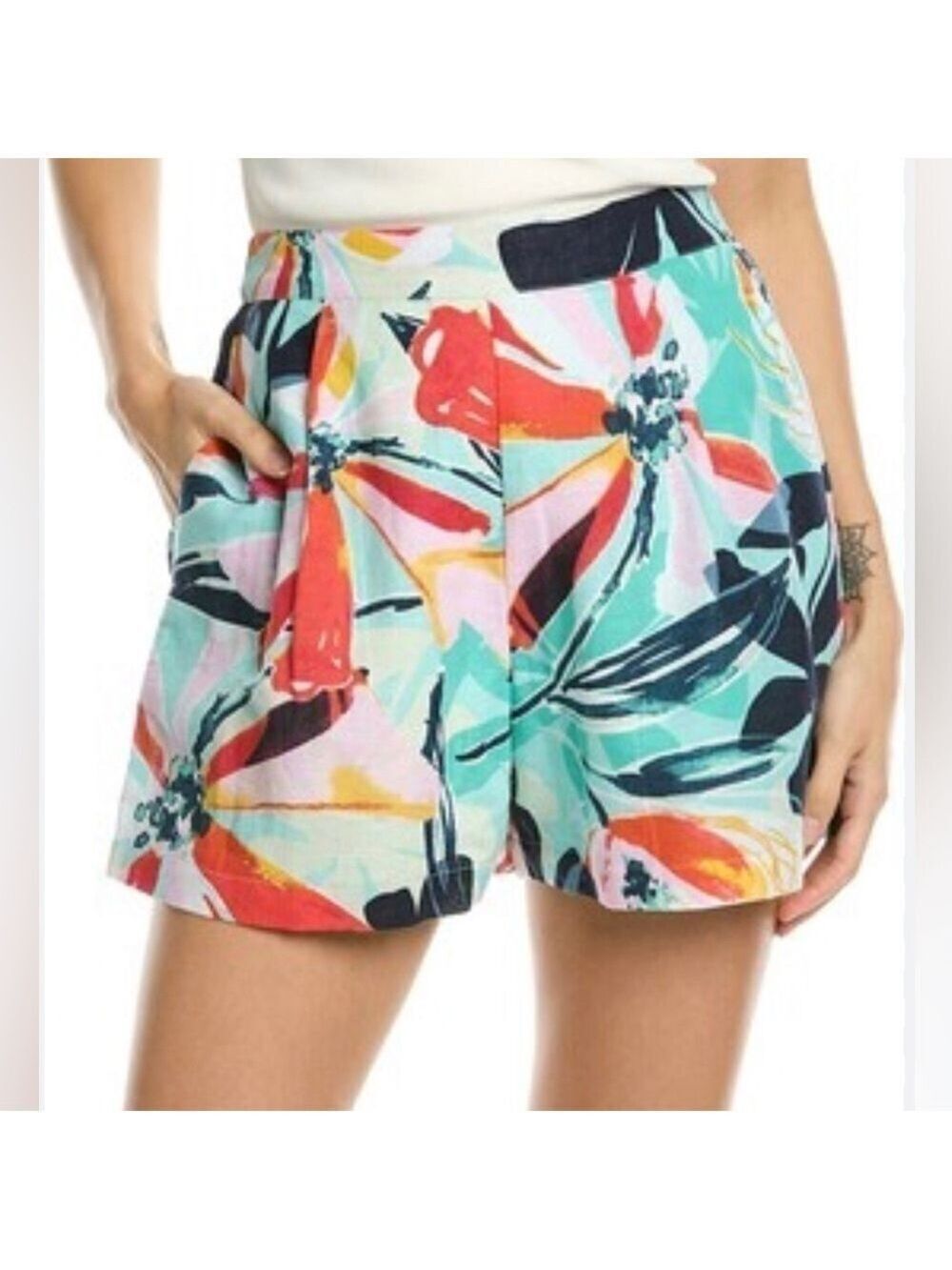 Walter Baker Taylor High Waist Short in Sweet Meadow Size XS